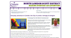 Desktop Screenshot of londonscouts.org.uk